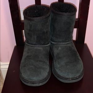 Toddler girls black Uggs size 10